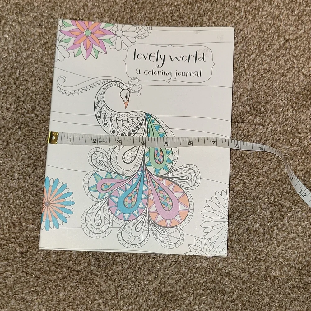 Lovely world a coloring journal